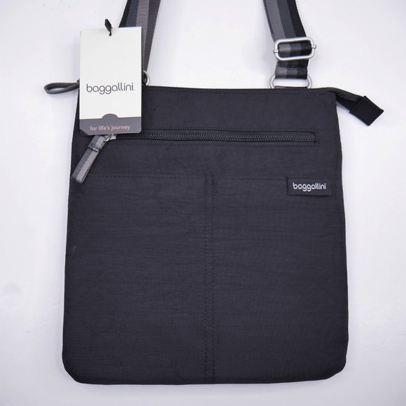 Baggallini Fine Line Slim Crossbody Bagg Purse NEW - Picture 3 of 8